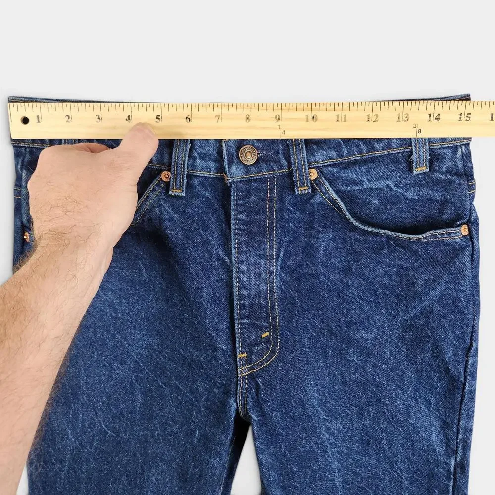 Vintage Levis 517 Jeans Mens 32x32 (Fits 30x26) Blue Orange Tab USA 1991